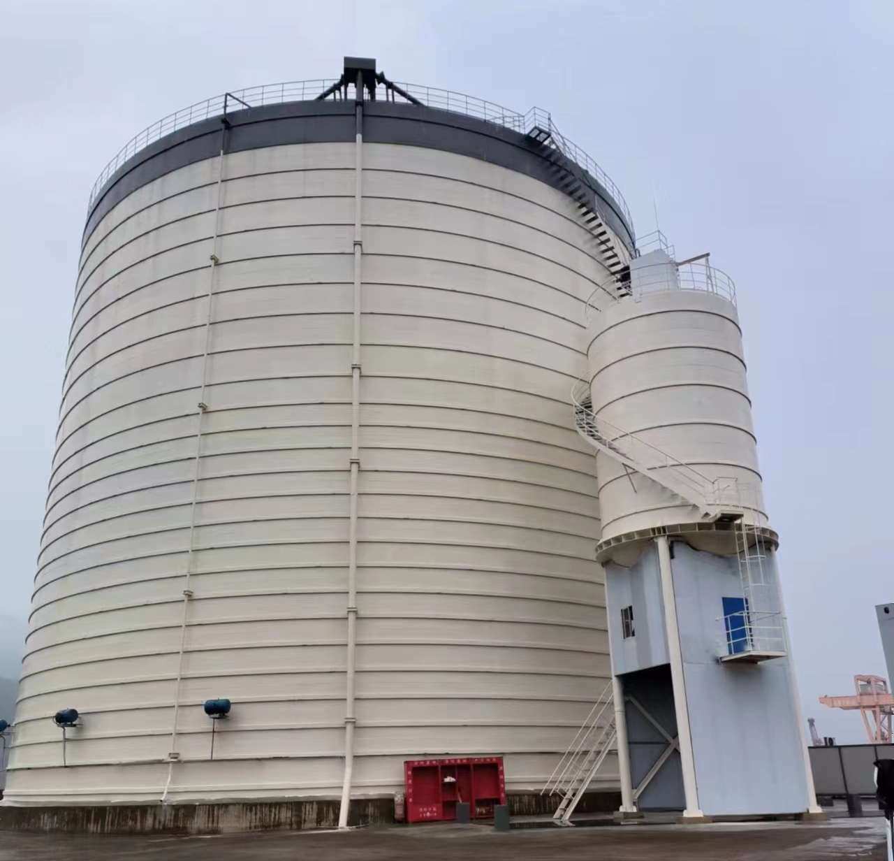 永定10万吨水泥钢板库